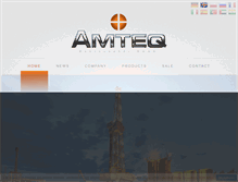 Tablet Screenshot of amteq-group.com